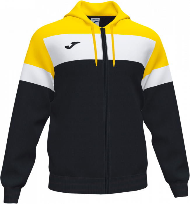 Joma - Crew Iv Sweatshirt With Zip - Nero & giallo