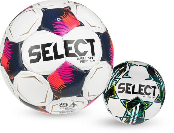 Select - Big Football - Bianco & pink
