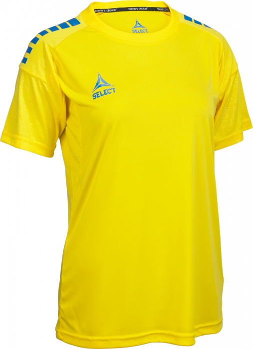 Select - Spain V25 Player Shirt S/s Women - Amarillo & azul