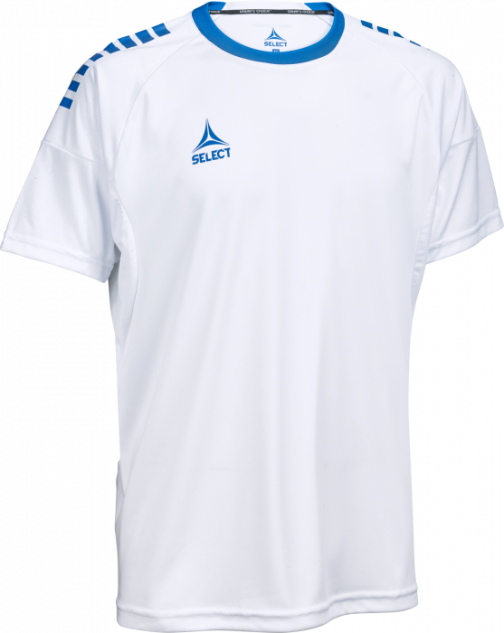 Select - Spain V25 Player Shirt S/s - Blanc & bleu